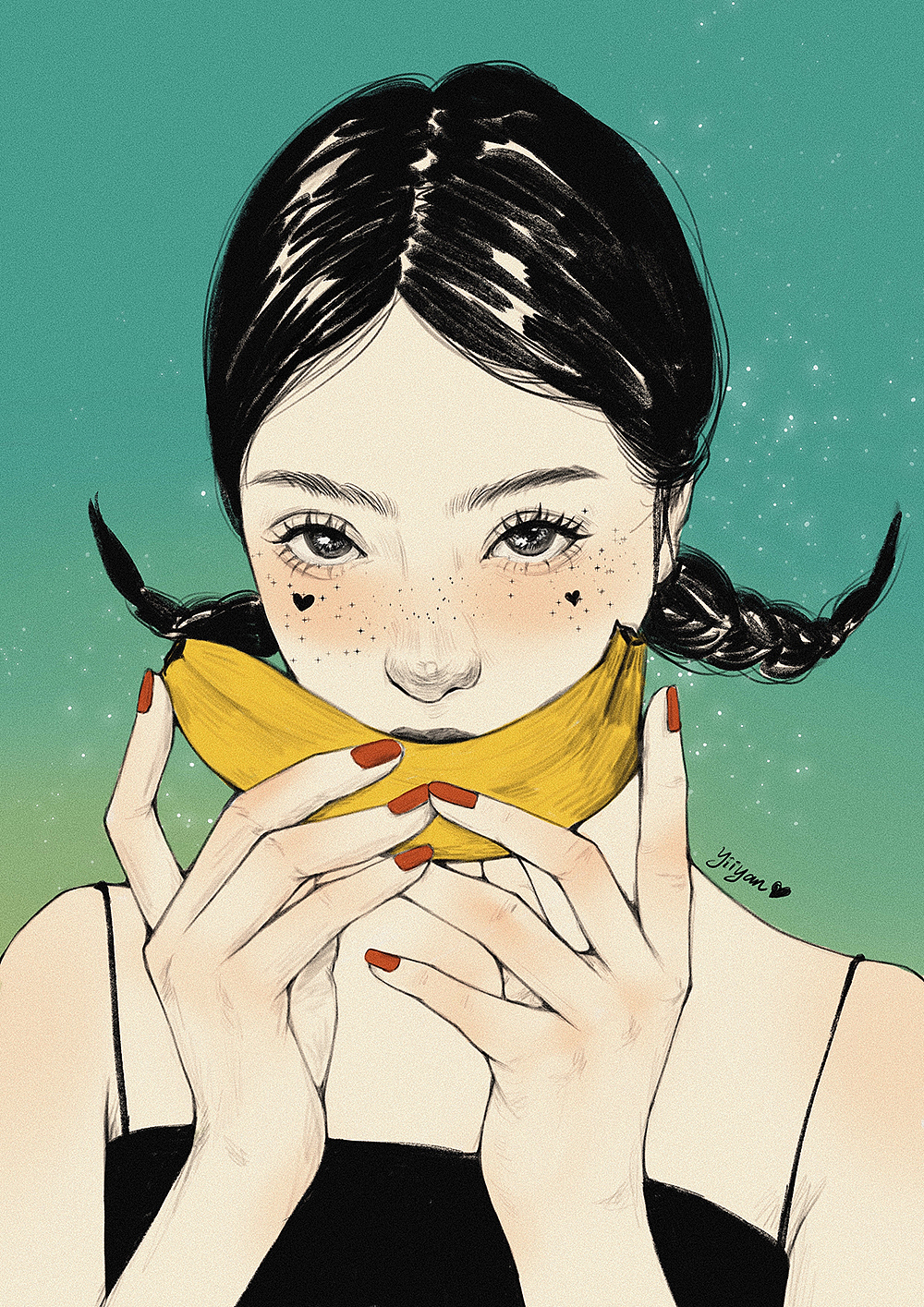 插画 | 近期画的美眉（图ZMjc5NTkxNzYw） - 艺术插画 - 站酷设计师轶颜yiyan原创素材 - 站酷ZCOOL