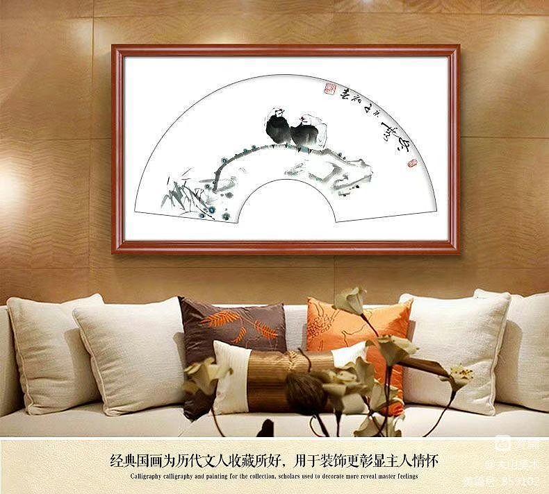 扇面国画欣赏（图ZMzM3ODUyOTc2） - 绘画 - 站酷设计师Z166299704原创素材 - 站酷ZCOOL