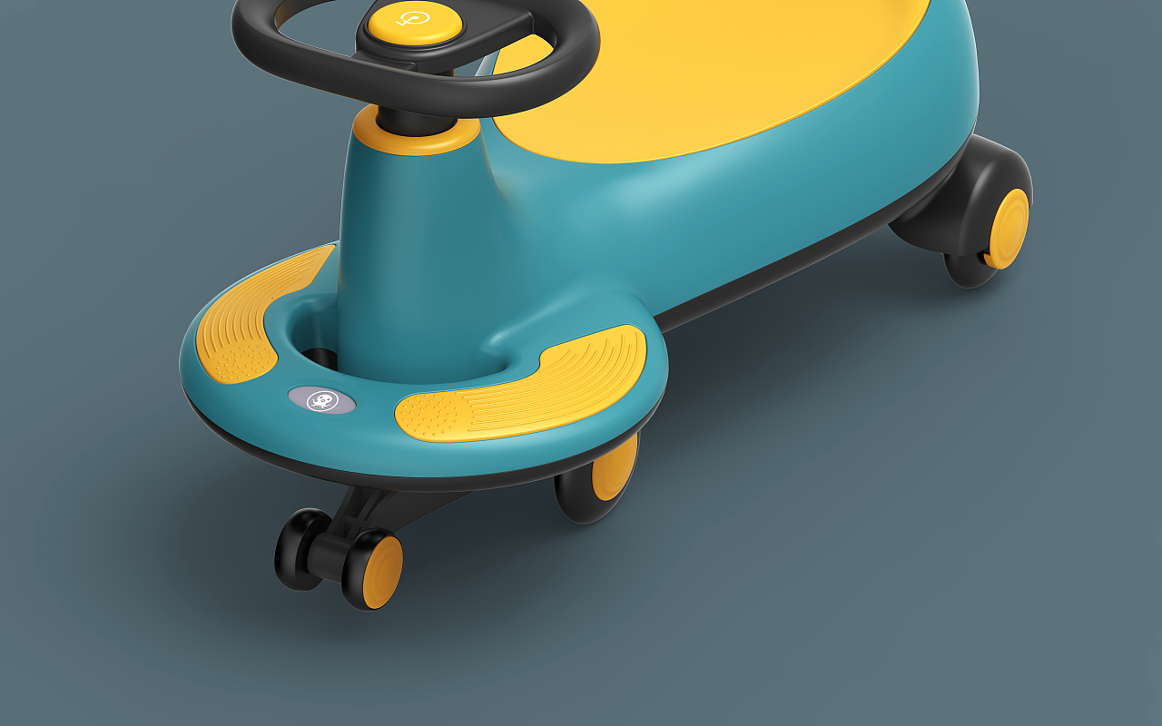 baby swing car 儿童扭扭车,陪伴式户外产品设计|工业/产品|玩具|明锐