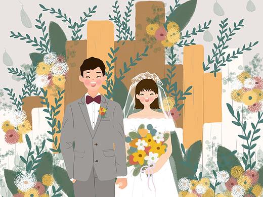婚礼迎宾牌
