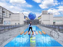 泰极猫墙绘强势推出大型3D立体画篇（三）