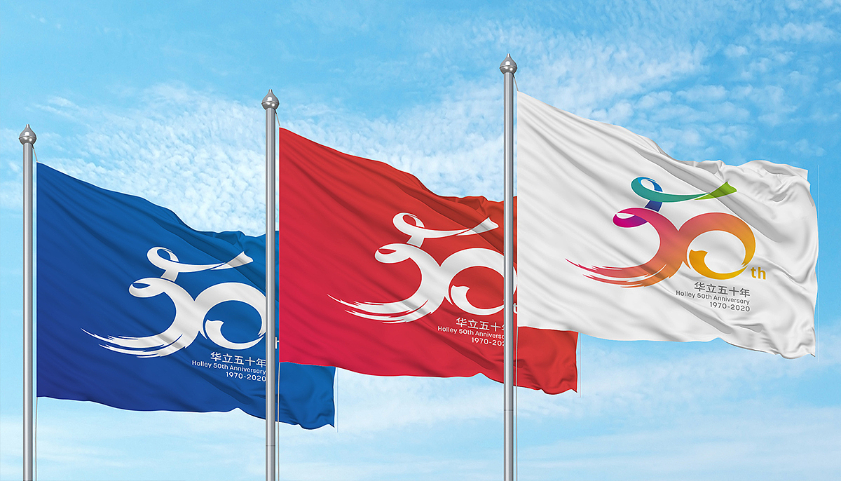 华立集团50周年庆LOGO设计