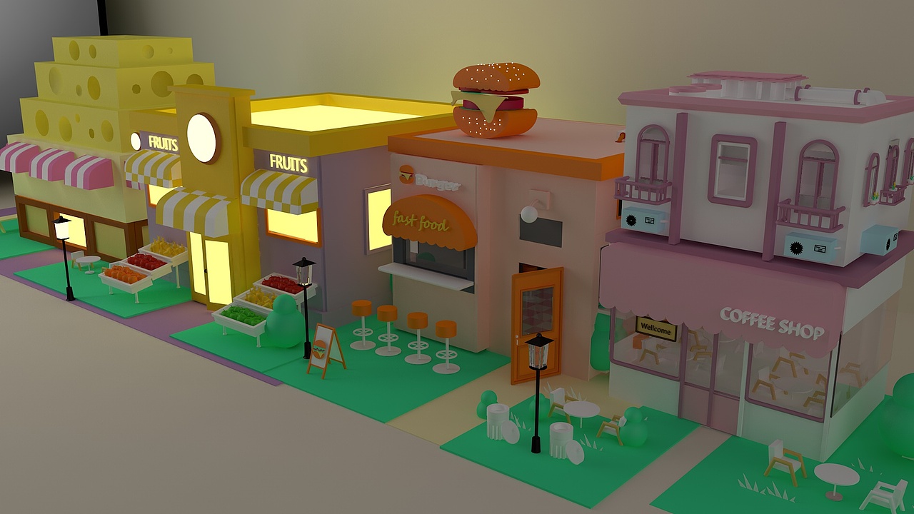 C4D模仿（图ZOTQ0MzQ1MzI=） - 动画/影视 - 站酷设计师休息休息吧原创素材 - 站酷ZCOOL