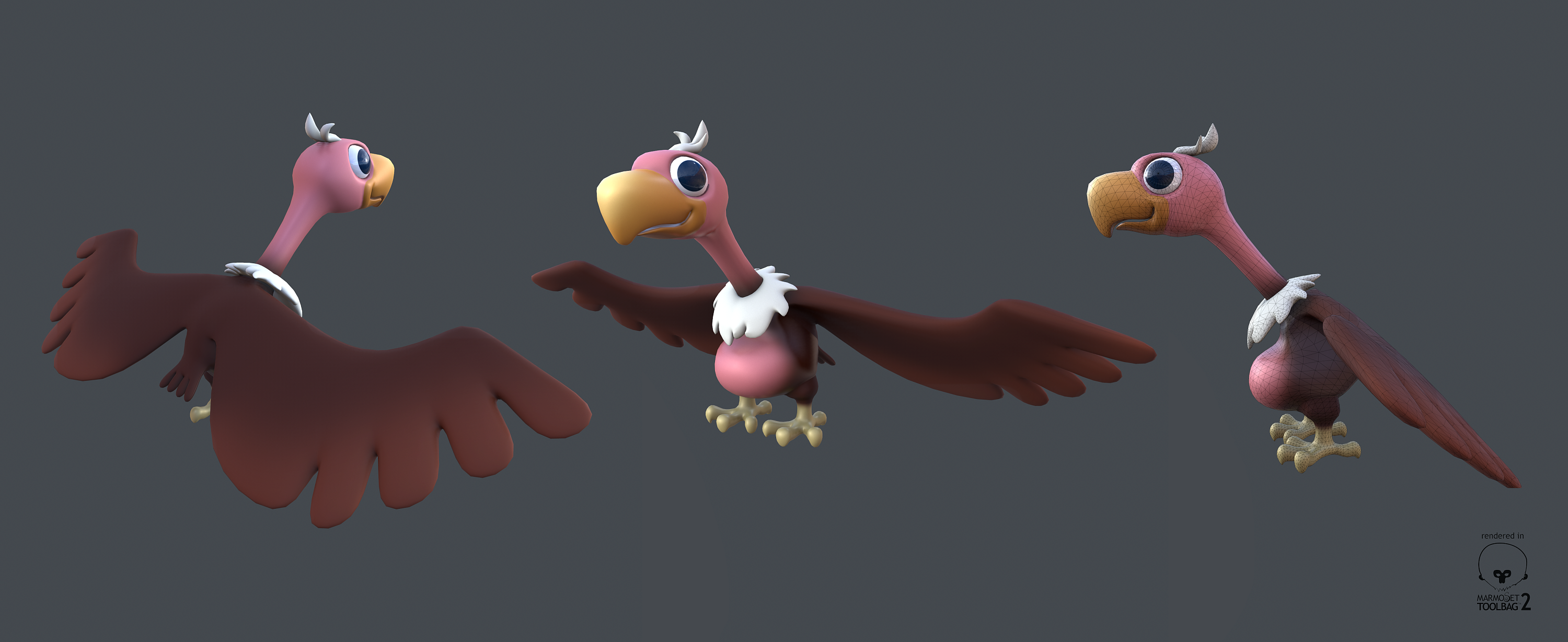 次世代3d卡通角色和动物