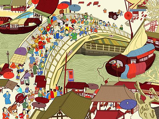 萌回清明上河园（个人主页-ZMjQ3MTQyMDg=） - 概念设定 - 站酷设计师粽粽宗吖原创素材 - 站酷ZCOOL