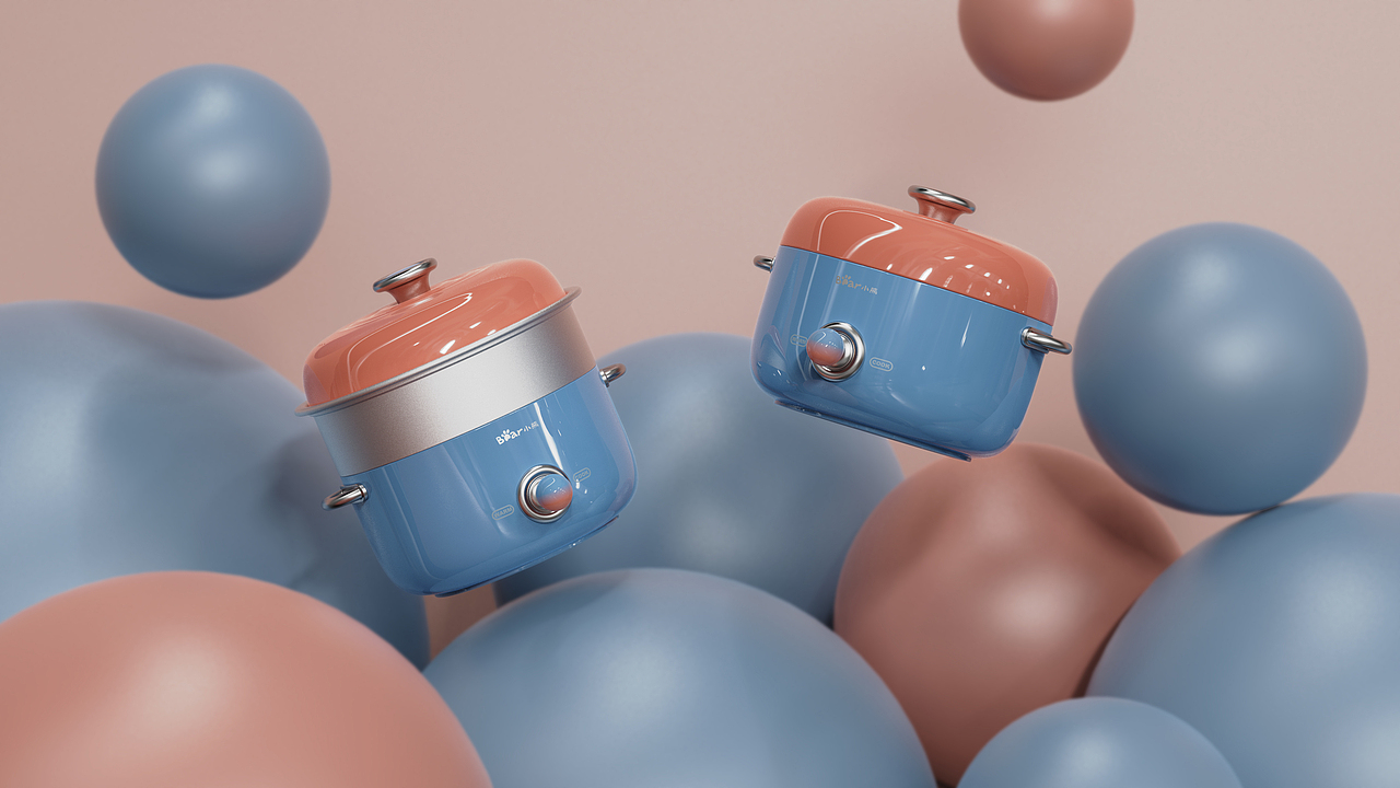 小熊丨糖果主题简易饭煲（图ZMjQwODkyMjc2） - 生活用品 - 站酷设计师尖叫无限设计原创素材 - 站酷ZCOOL