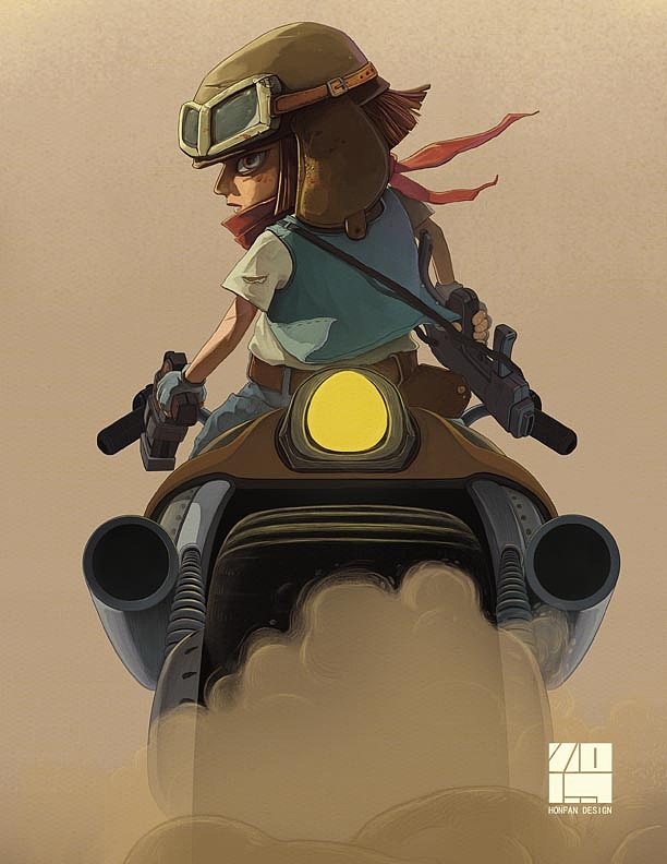 cowboy（图ZNjg2MTU5Mg==） - 概念设定 - 站酷设计师Hongfan原创素材 - 站酷ZCOOL