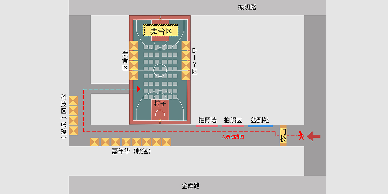 活动平面布置图