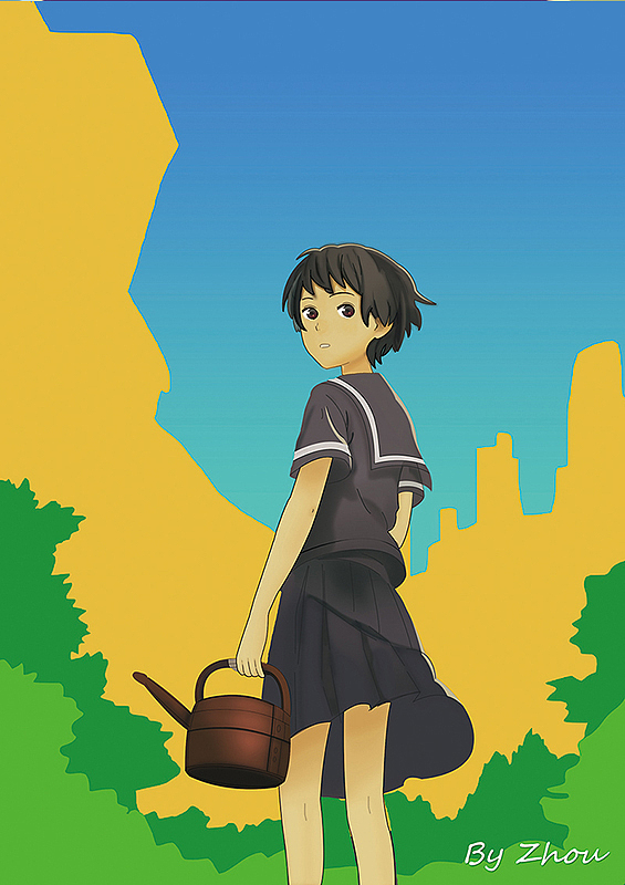临摹加藤晓插画教程（图ZNzU2MTk3MjA=） - 商业插画 - 站酷设计师雕刻時光原创素材 - 站酷ZCOOL