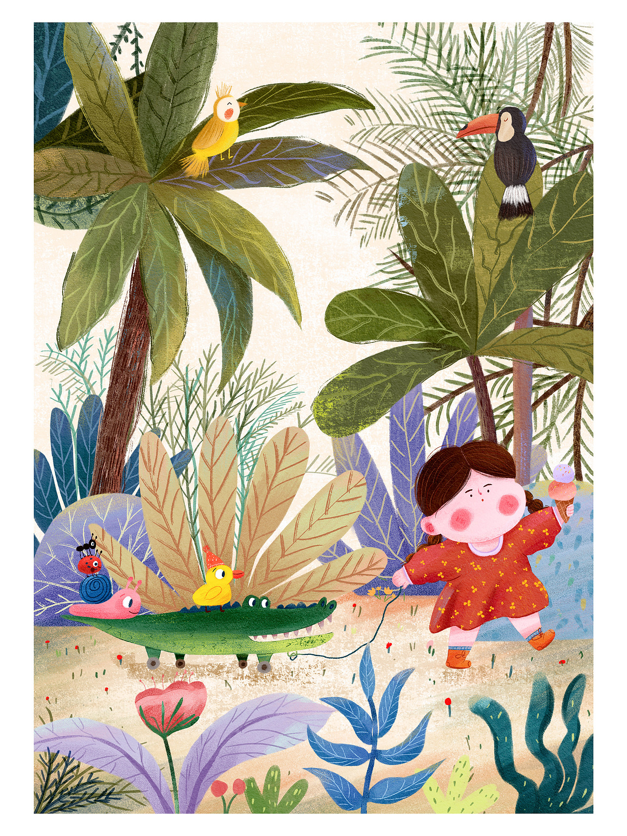 儿童插画1000张进行中6-10