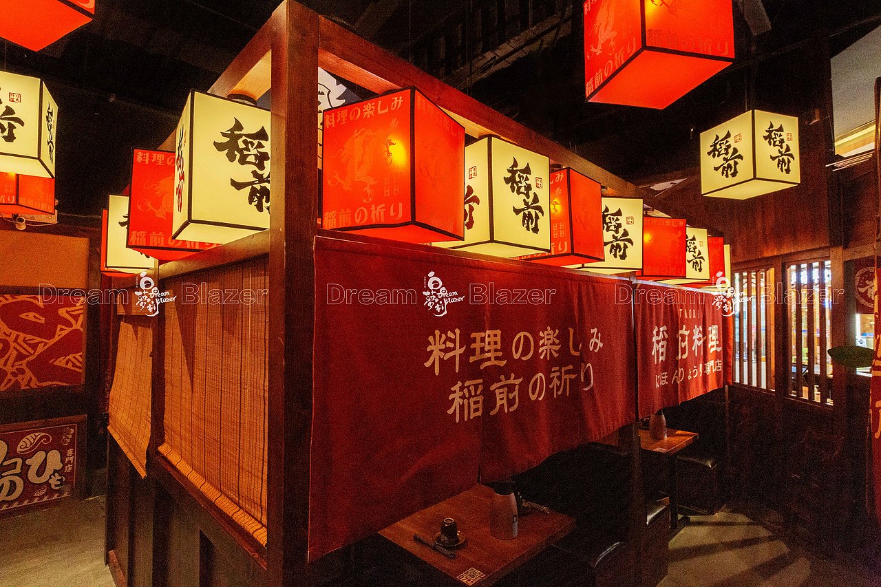 白日梦划 | 稻前日式料理品牌设计空间设计居酒屋设计（图ZMjY2MzE5MTI4） - 酒店餐饮设计 - 站酷设计师白日梦划设计原创素材 - 站酷ZCOOL