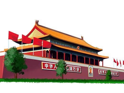 一些扁平手绘