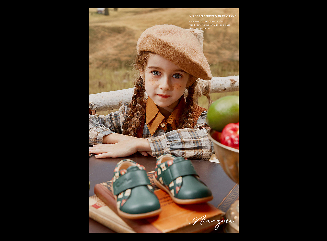 Children's shoes brand shooting