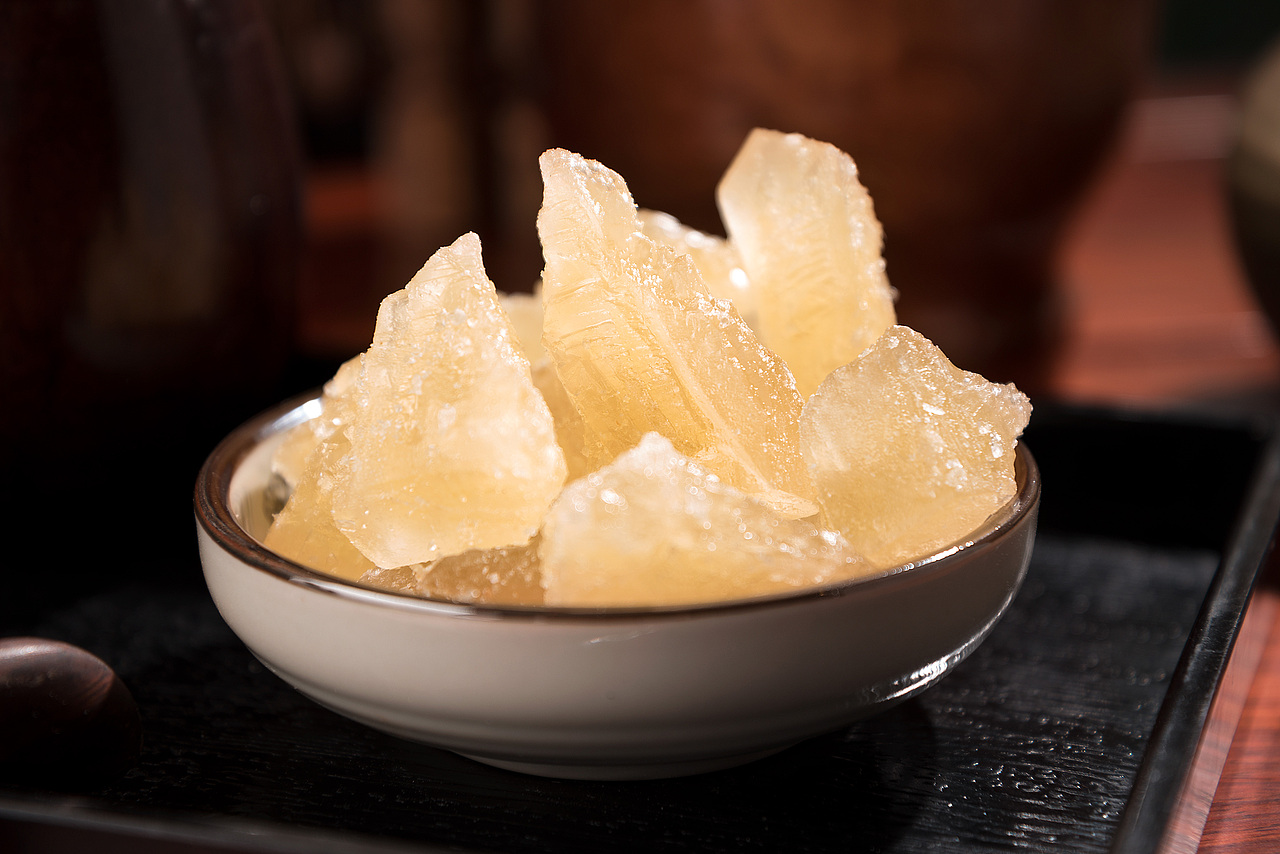 黄冰糖产品拍摄图片
