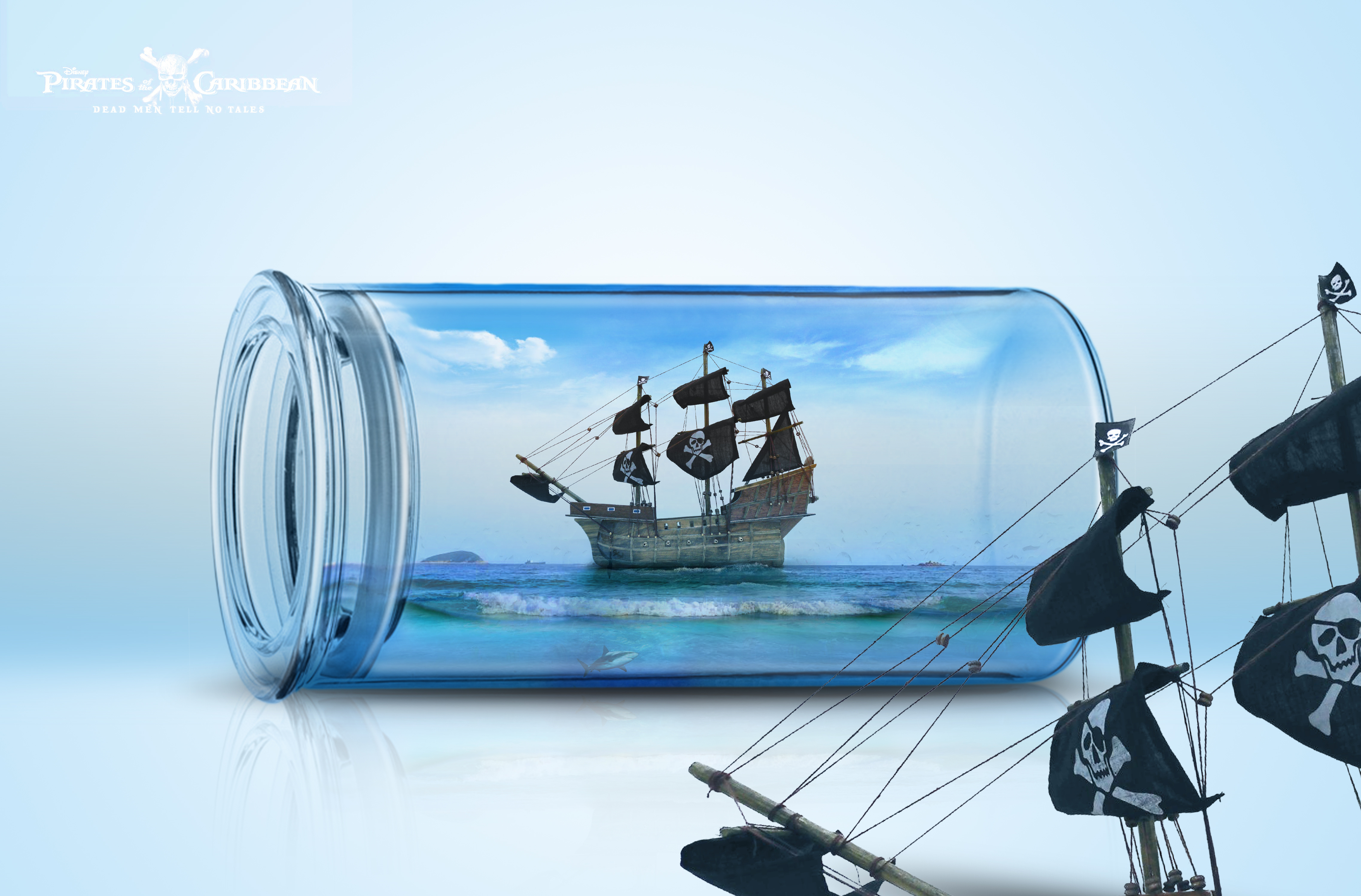 向加勒比海盗-黑珍珠号致敬.漂流瓶.送给你们.