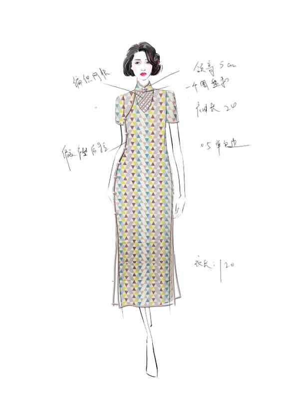 中式旗袍礼服（图ZMTg4OTkxNzU2） - 正装/礼服 - 站酷设计师衍生chen原创素材 - 站酷ZCOOL