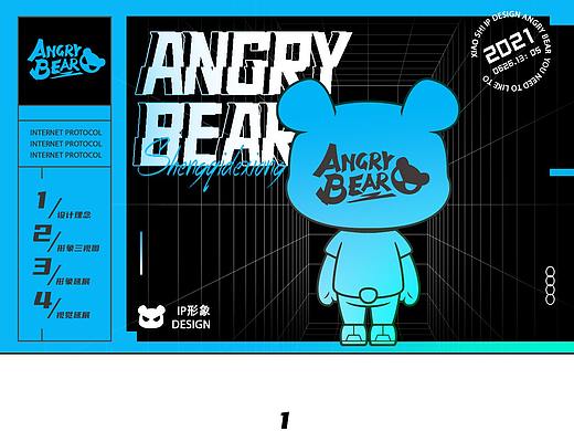 熊熊IP形象设计-ANGRY BEAR