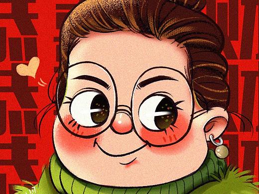 2022头像插画，新年快乐！