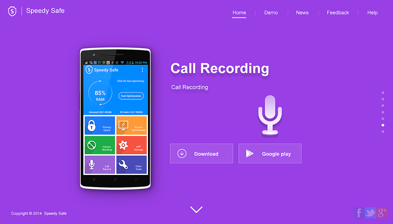 Speedy Safe 手机安全助手 网站（图ZMjc0MTE4ODA=） - 其他网页 - 站酷设计师kenui原创素材 - 站酷ZCOOL
