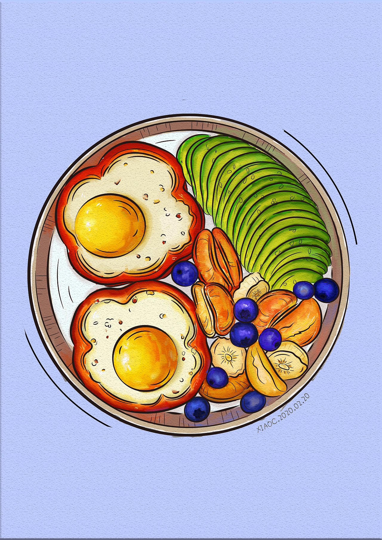 《食》—没有风格的美食插画