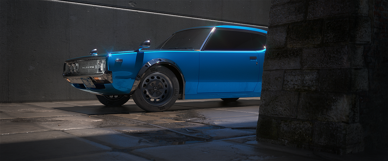 1972-DATSUN-240K-RENDER（图ZMTk2NDg2NjI0） - 机械/交通 - 站酷设计师RIORDO橙子不苦原创素材 - 站酷ZCOOL