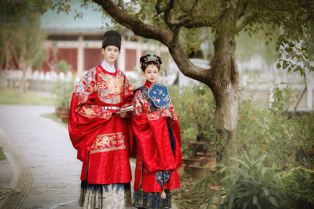 明制汉服结婚照