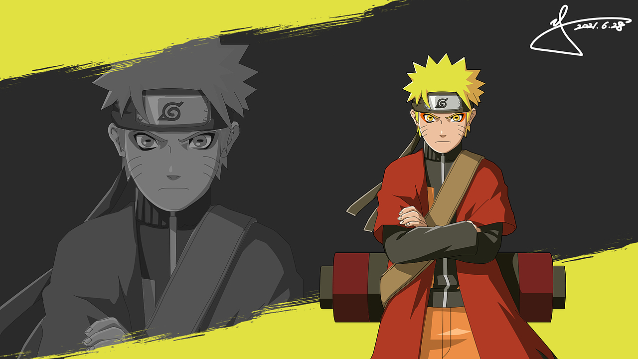 个人绘画作品-童年回忆篇【火影忍者】（2021）（图ZMjgxODgyNjY4） - 单幅漫画 - 站酷设计师S_Leaf原创素材 - 站酷ZCOOL