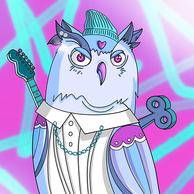 Strange Owl 奇异猫头鹰 -系列 NFT 数字藏品（图ZMzI0MTEyMzM2） - IP形象 - 站酷设计师申申申申申原创素材 - 站酷ZCOOL
