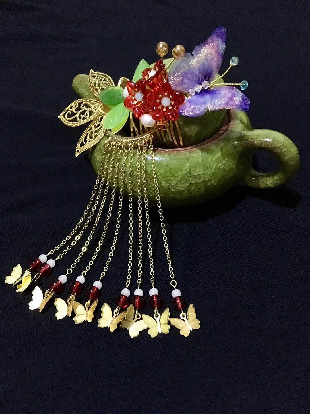 原创花簪作品记录!