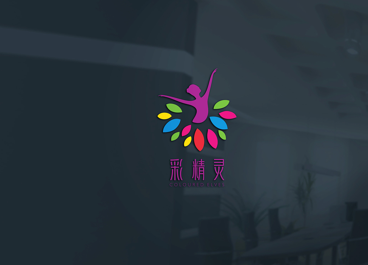 彩精灵舞蹈培训 Logo