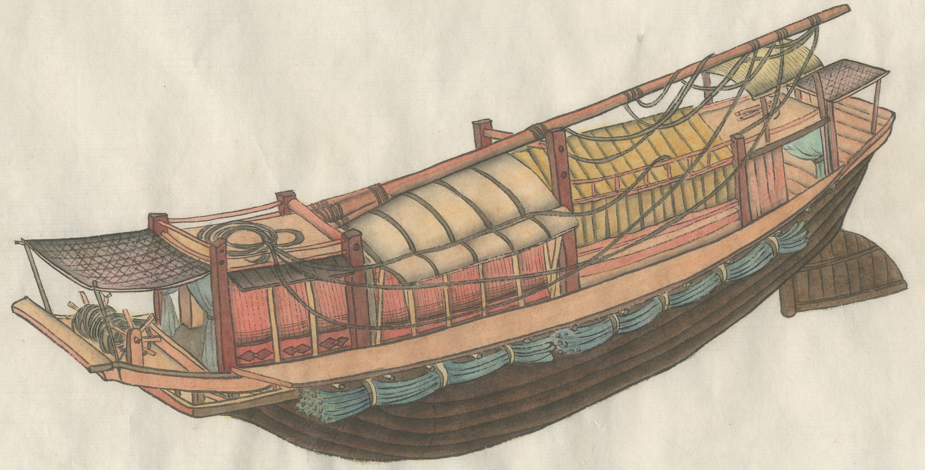 古代画船图片