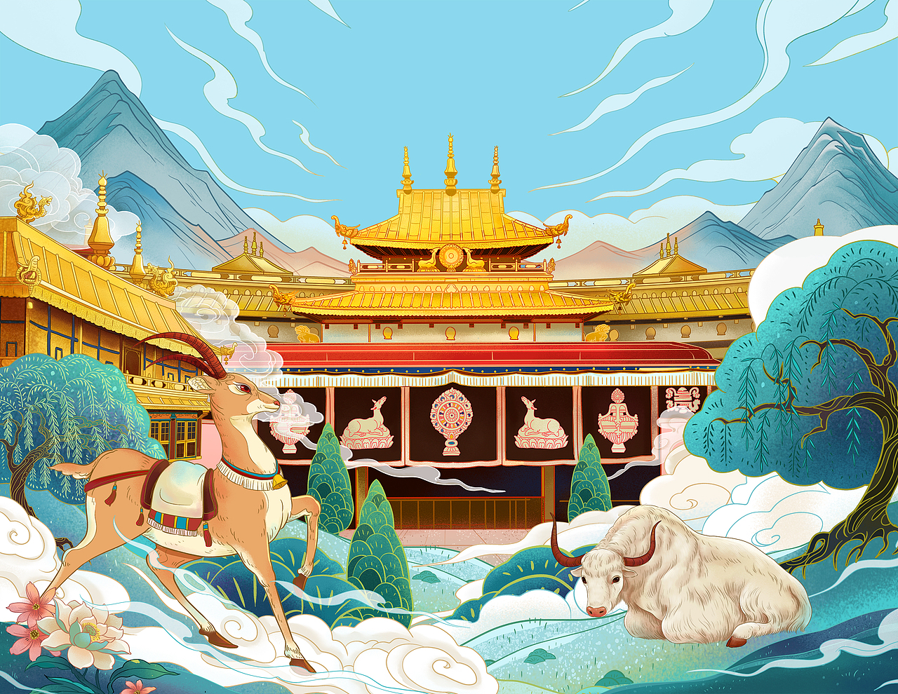 2020杂画（图ZMjQ1NDE0OTQ0） - 商业插画 - 站酷设计师插画师傅逗原创素材 - 站酷ZCOOL