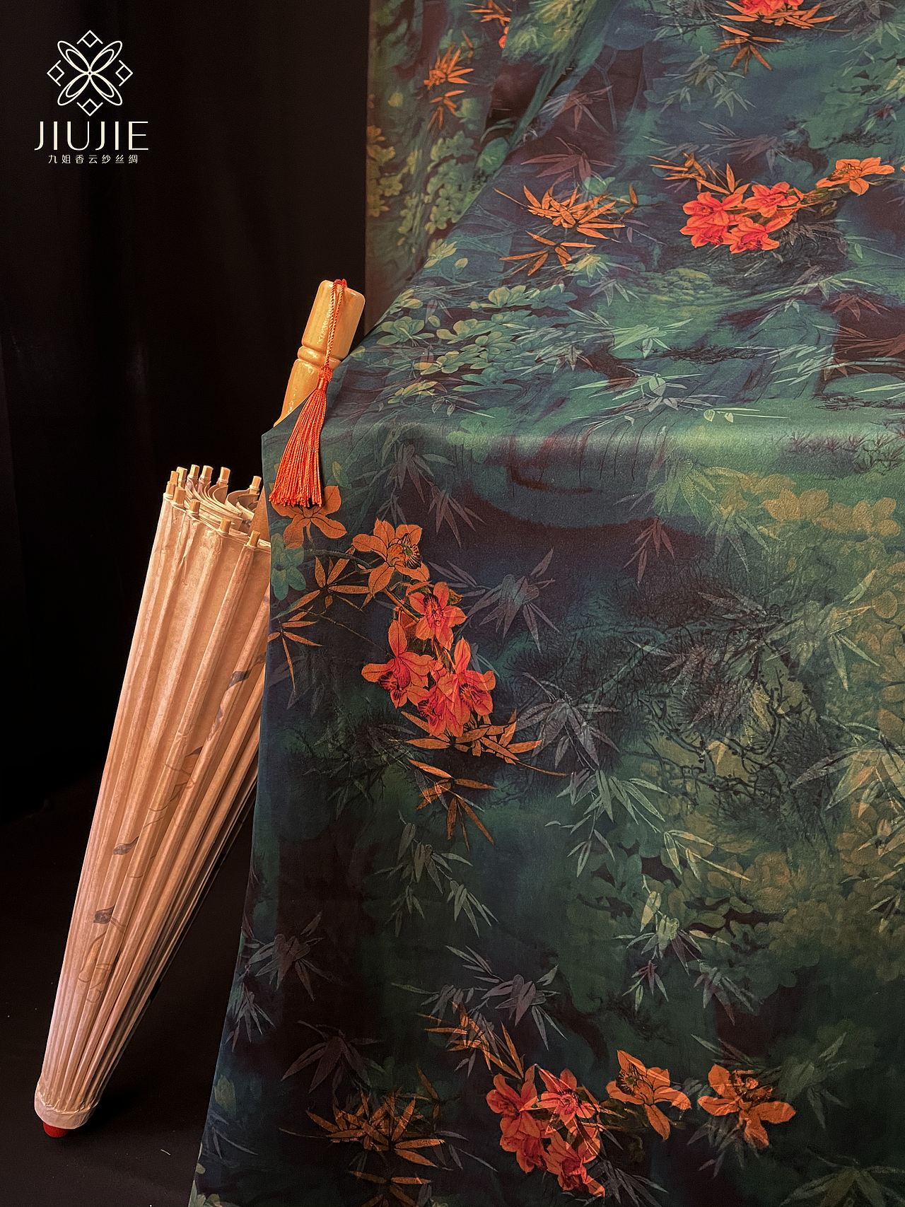 香云纱非遗~提花香云纱_撒野君-站酷zcool