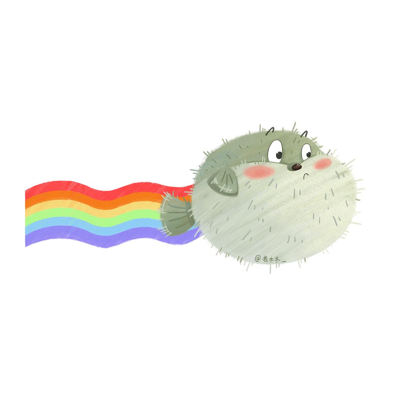 🌈一组小动物（图ZMTM3Mjc1MjYw） - 儿童插画 - 站酷设计师苏木木_原创素材 - 站酷ZCOOL