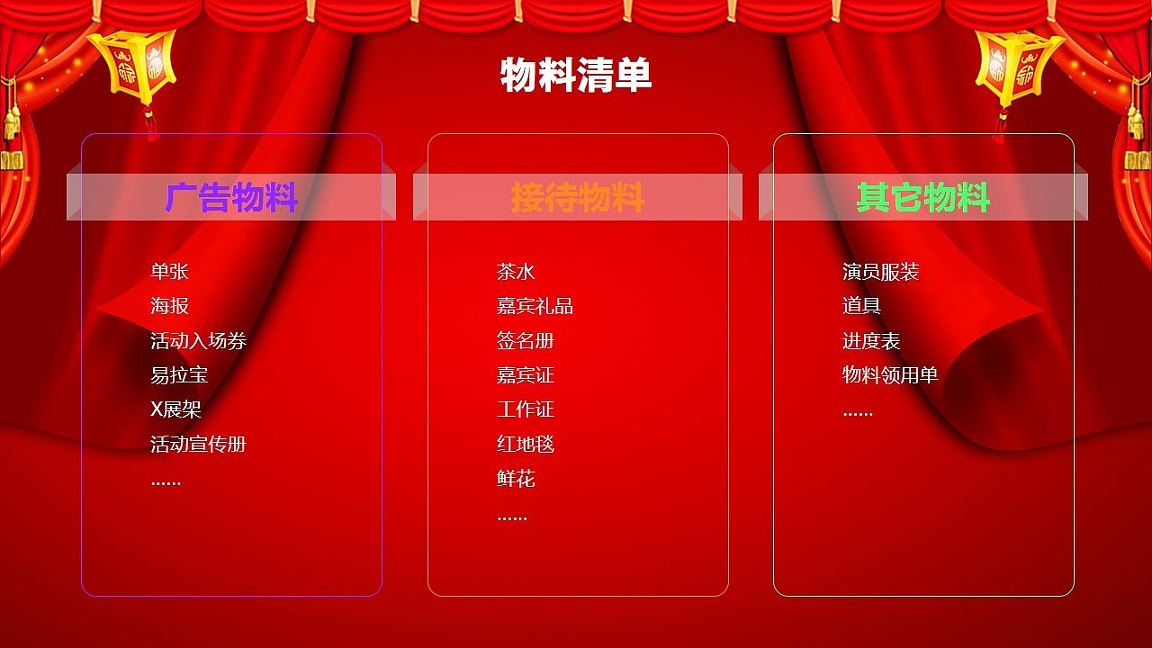 2017新年元宵节闹元宵送年活动策划专用PPT模板