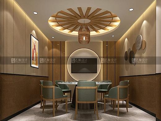 火锅店铺设计碳烤鱼店铺设计串串烧店夜宵店设计烧烤店(个人主页-ZNTQxMzA3OTI=) - 酒店餐饮设计 - 站酷设计师艺瀚设计中心原创素材 - 站酷ZCOOL