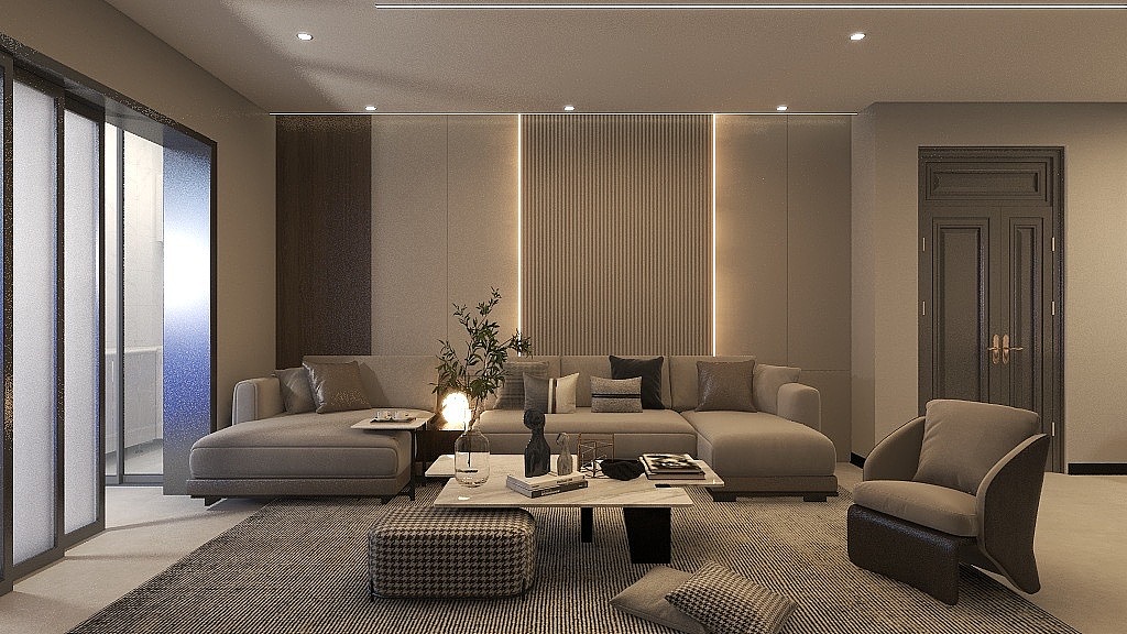 昏暗灯光下的经典浪漫