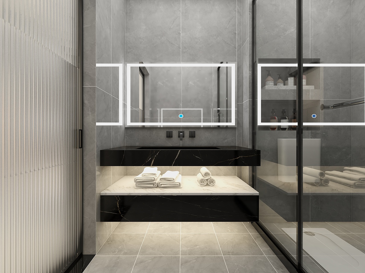 四川广安华冠城(99平方现代简约三居室)