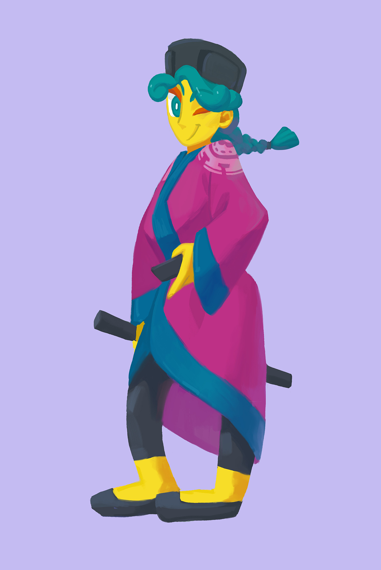 笑傲江湖的俩人