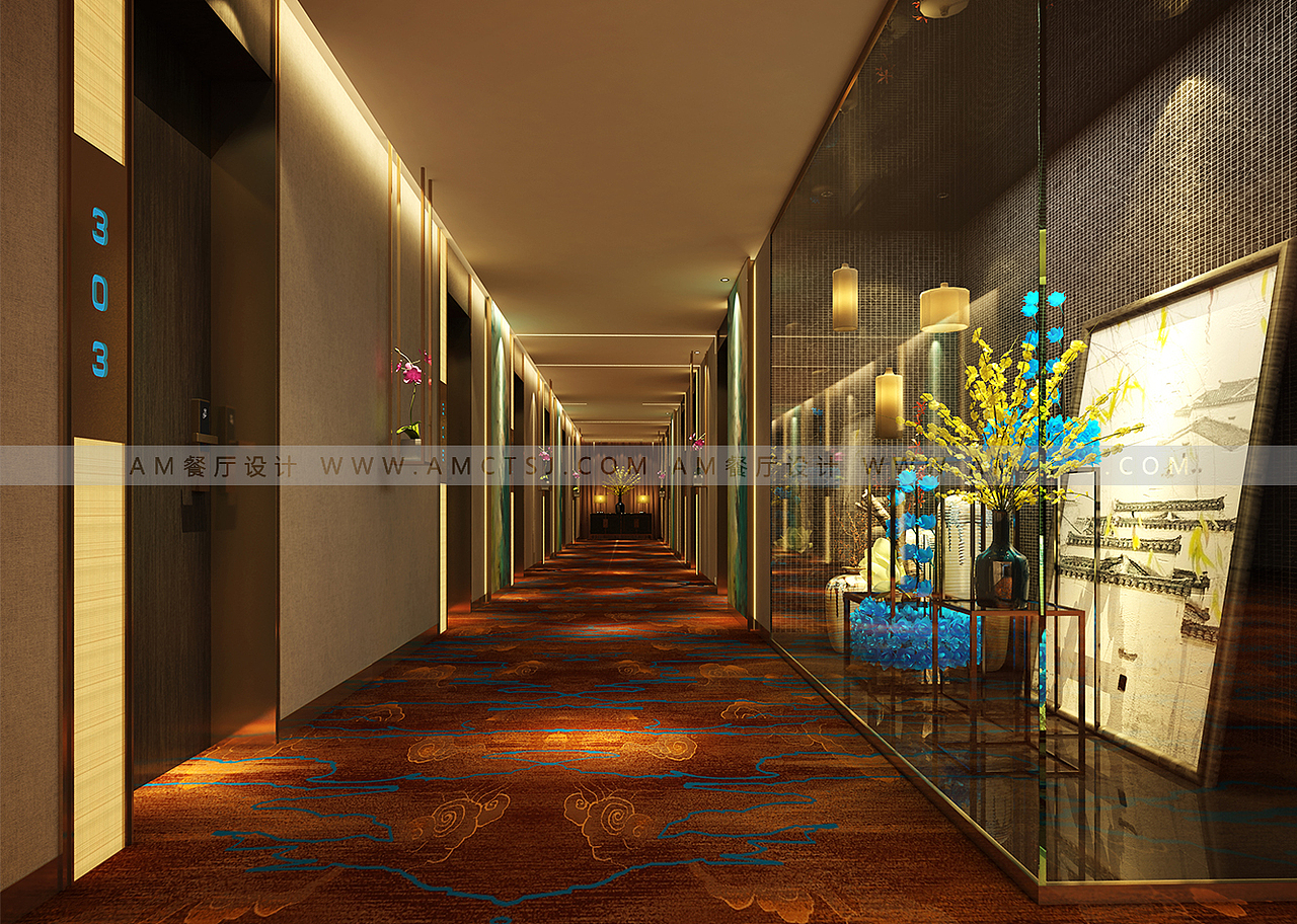 大庆云朵酒店餐厅设计