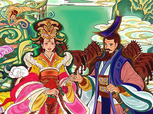 周穆王会西王母