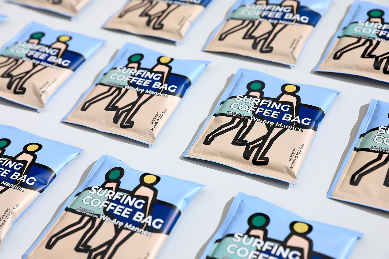 Manner Coffee 咖啡冲浪包 咖啡冷泡包 包装设计（图ZMTcxMDI4NDUy） - 包装 - 站酷设计师lowkeydesign原创素材 - 站酷ZCOOL