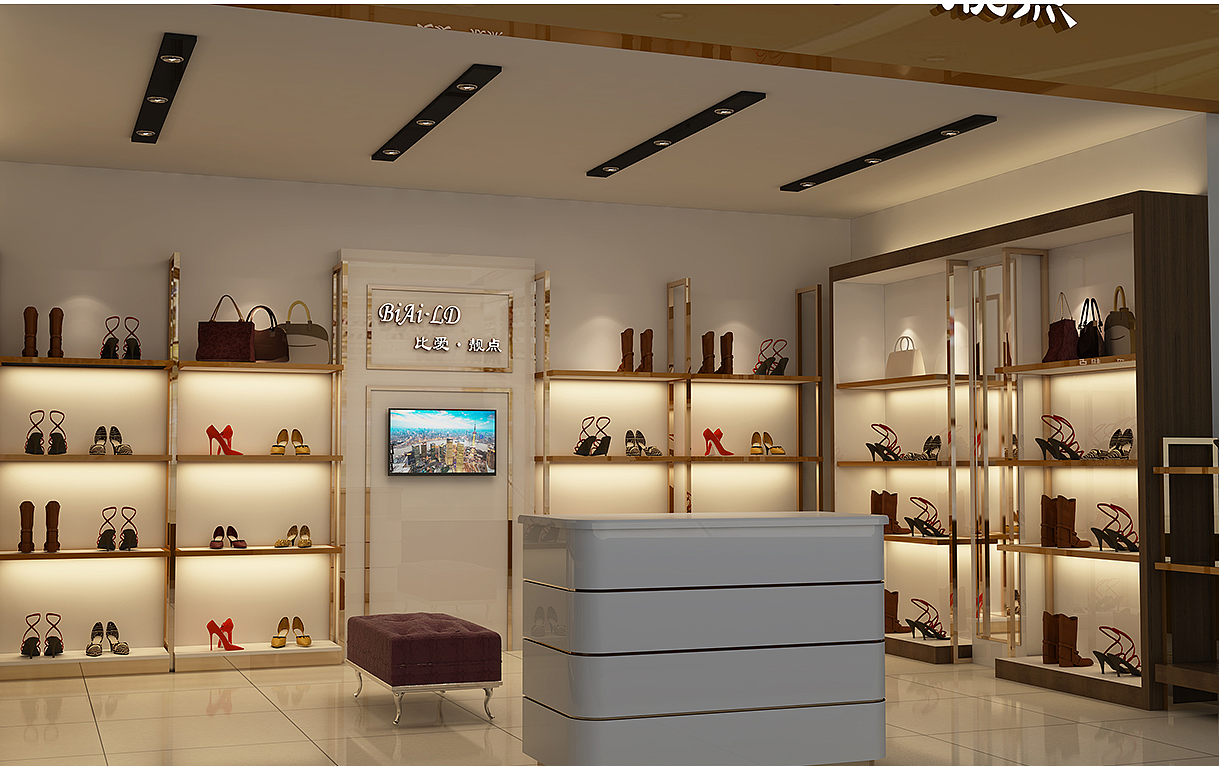 鞋店|空间|家装设计|杨晨希 - 原创作品 - 站酷 (zcool)