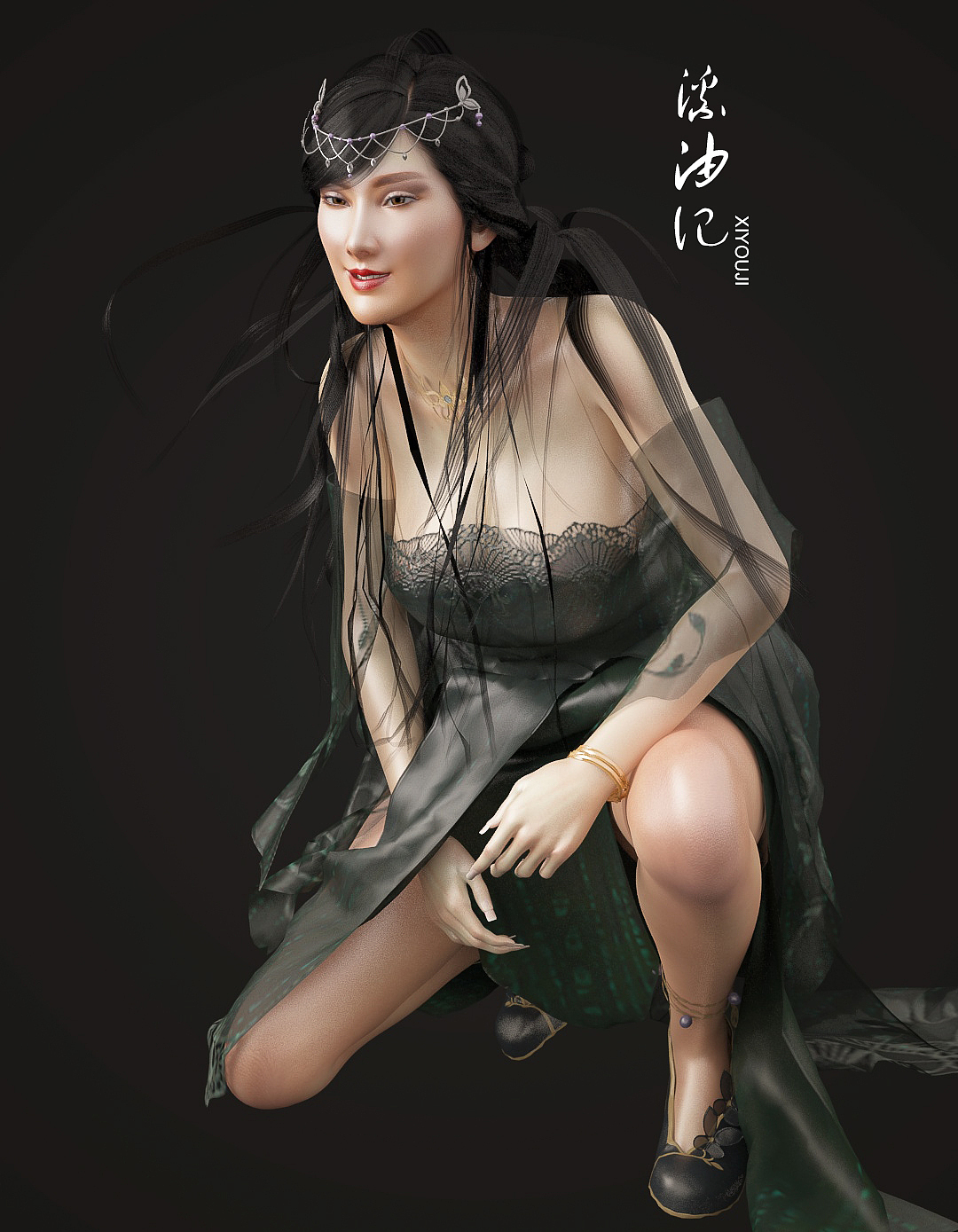 自己创作两个古代角色