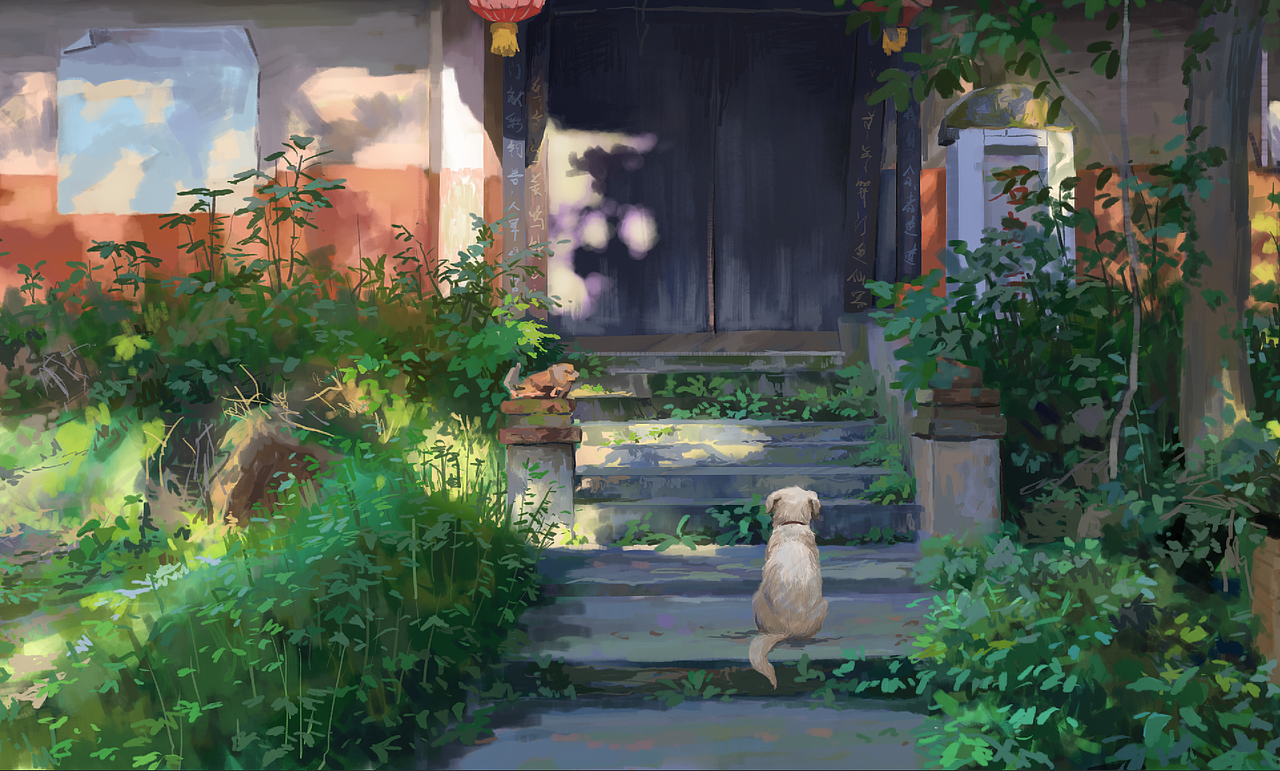村里的破旧寺庙（图ZMzczODEwOTU2） - 创作习作 - 站酷设计师南宝山高师原创素材 - 站酷ZCOOL