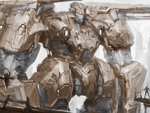 泰坦级机甲-大地