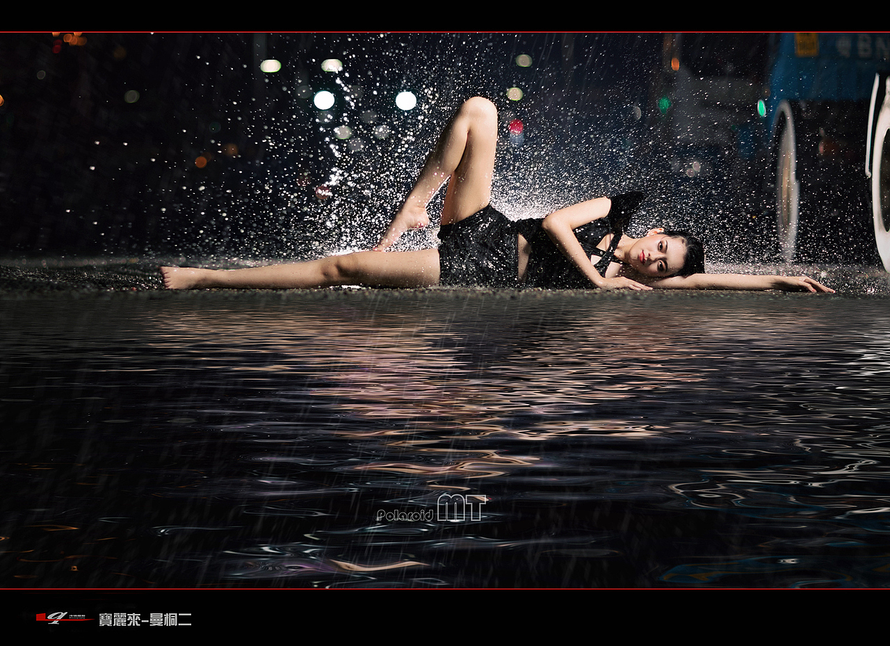 公路夜景人像一组