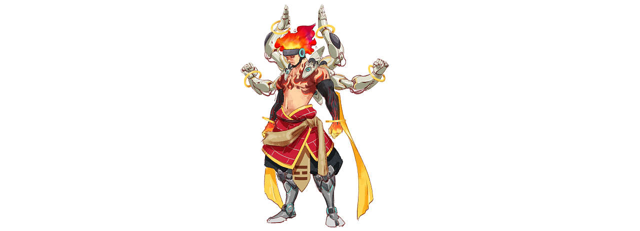 轻科幻角色设计之——火神（图ZMjAwNjkxMzIw） - 概念设定 - 站酷设计师阿琛潘原创素材 - 站酷ZCOOL