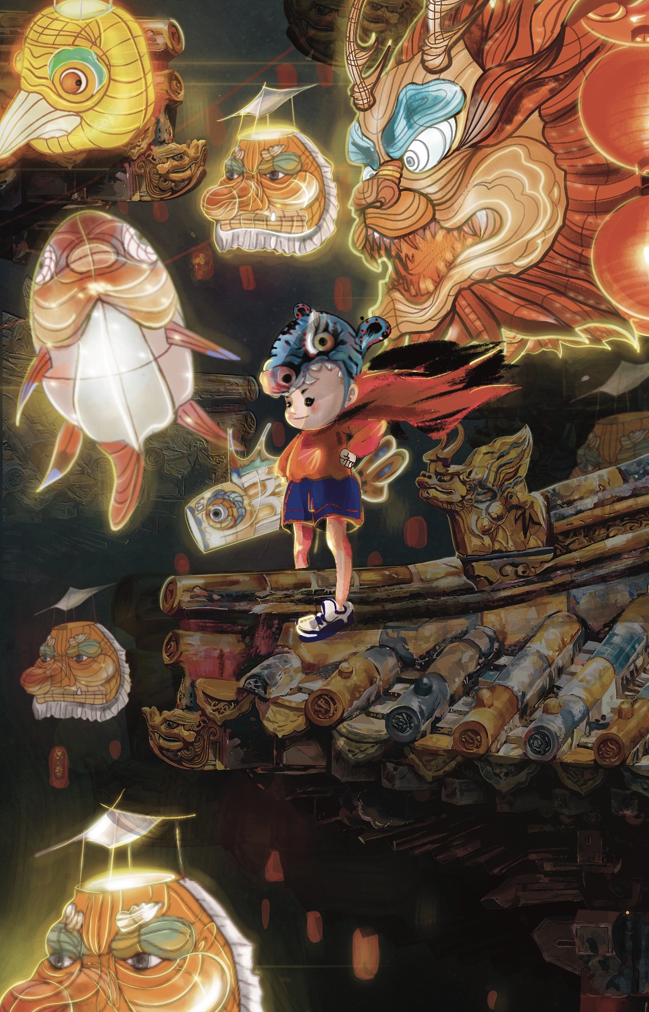 儿童插画 节日及生活认知