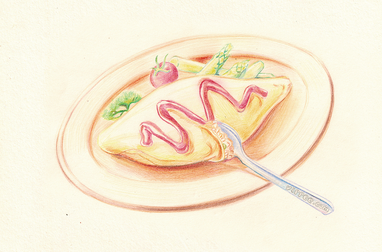 手绘2017美食台历（唯有爱与美食不可辜负）（图ZNzAwMTA5OTI=） - 艺术插画 - 站酷设计师小林幸子_sachiko原创素材 - 站酷ZCOOL